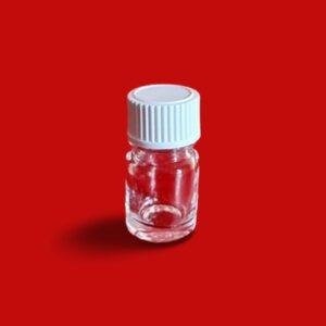 Flacon vide 2.5ml avec capsule
